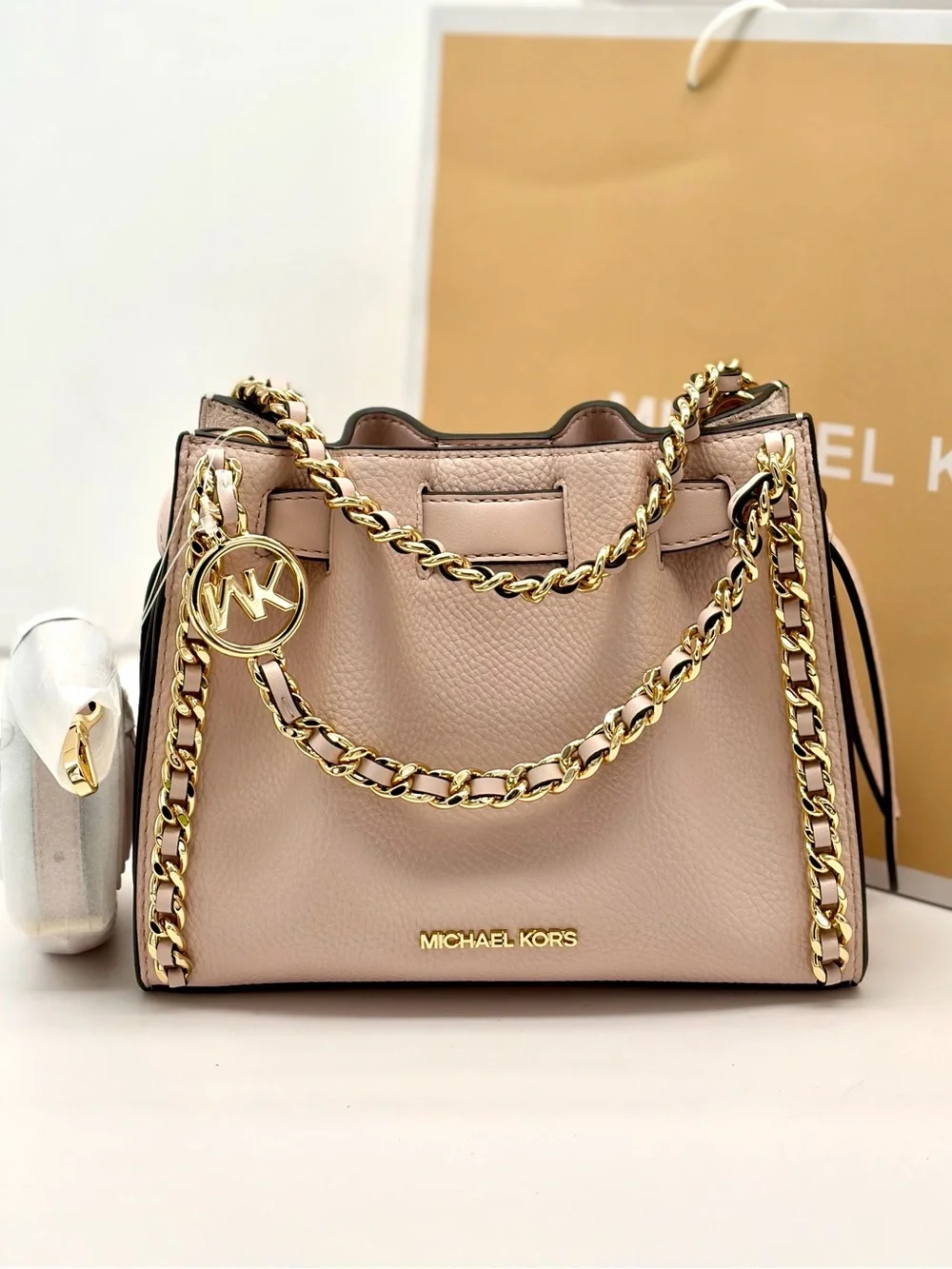 MICHAEL KORS OUTLET Mina  Small Chain Crossbody Bag